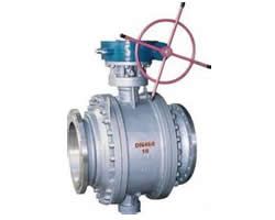 蜗轮固定式法兰球阀