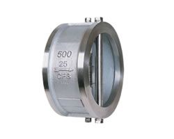 对夹双瓣旋启式止回阀